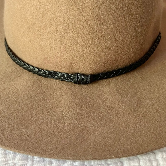 Gigi Pip | Tan Annabella Felt/Wool Hat Braid Trim main image 4